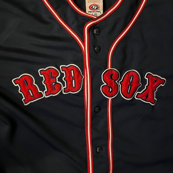 Vintage Boston Red Sox MLB Jersey True Fan Size L - Picture 2 of 5